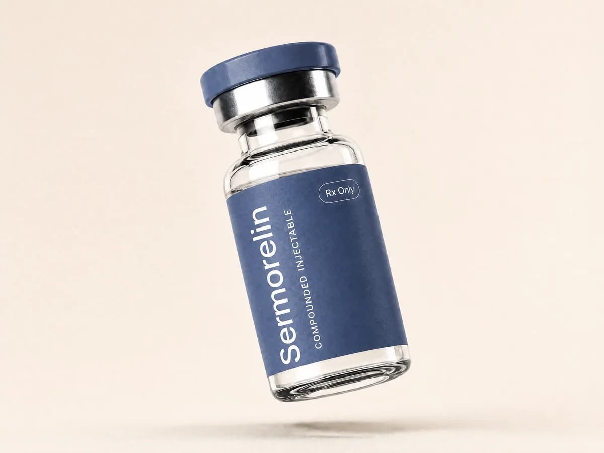 Compounded longevity injection vial, provider-prescribed